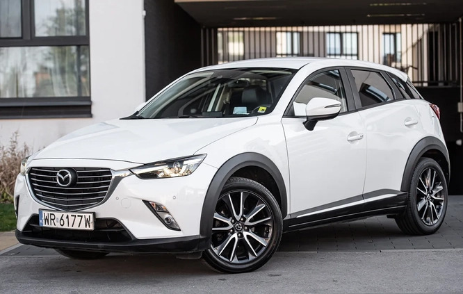 Mazda CX-3 cena 68900 przebieg: 102000, rok produkcji 2018 z Radom małe 562